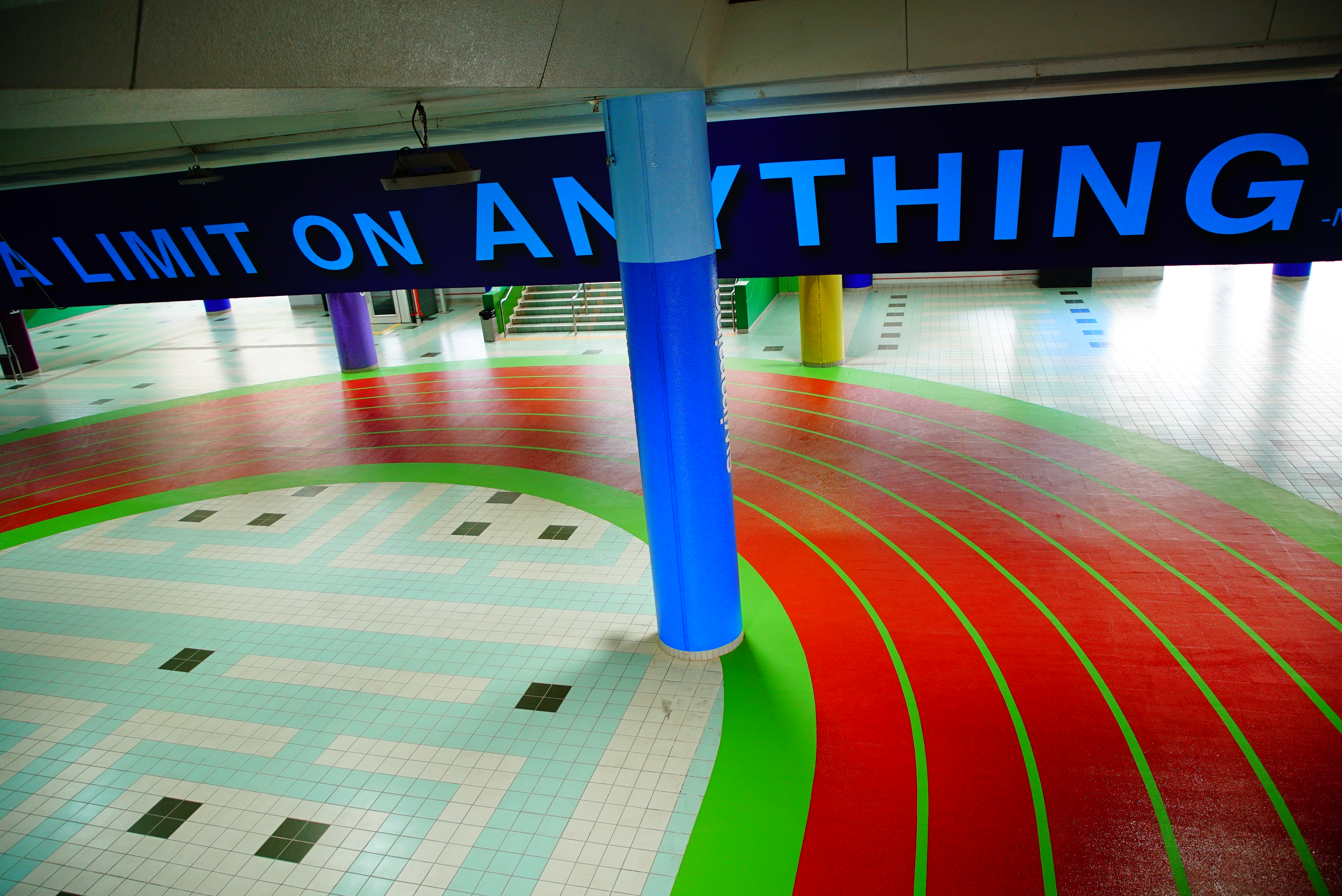 You can jog a few laps in here, maybe?