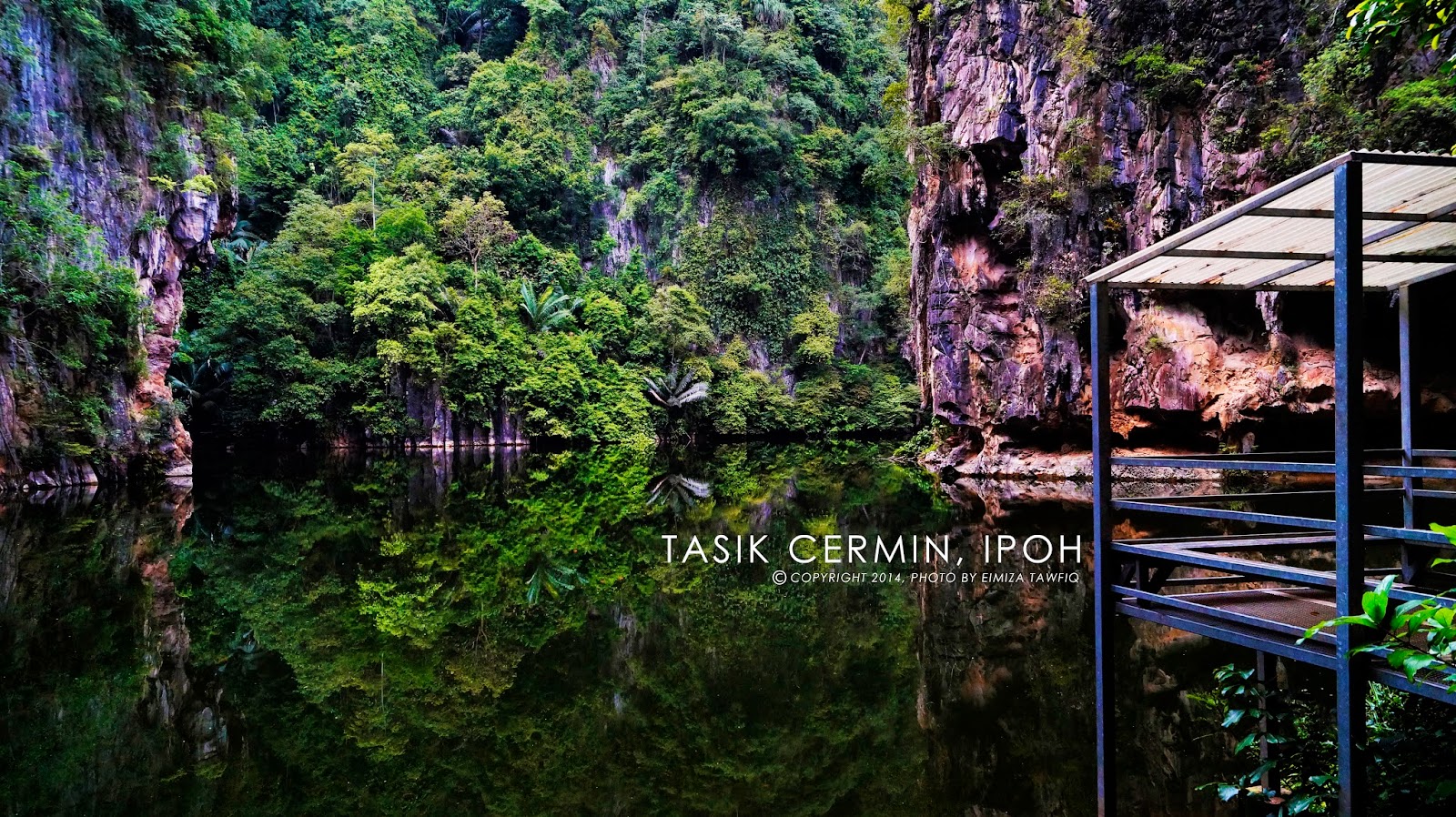 It's hard to believe that this hidden lake is in the middle of Ipoh.