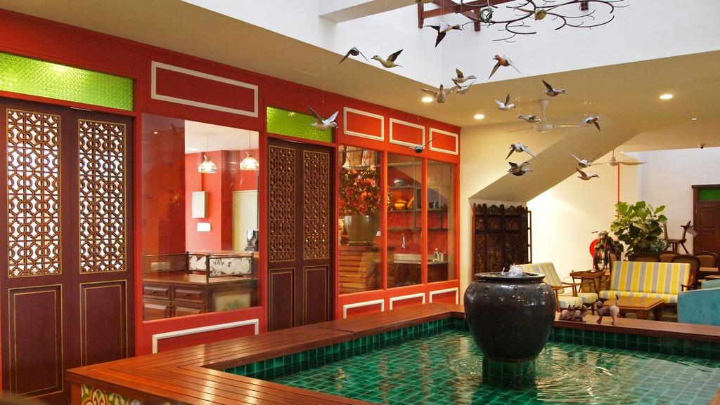 Beautiful interior rich in Peranakan influence.