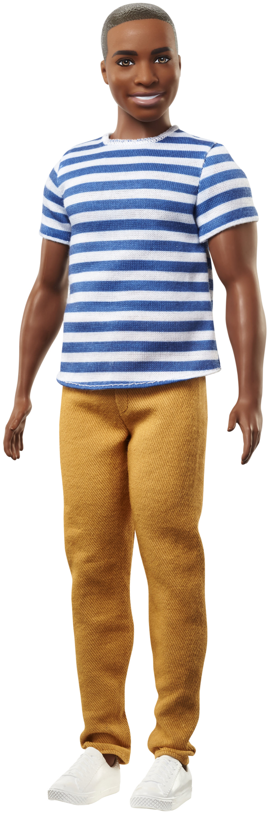 Mattel The Ken doll in the new broad body type.