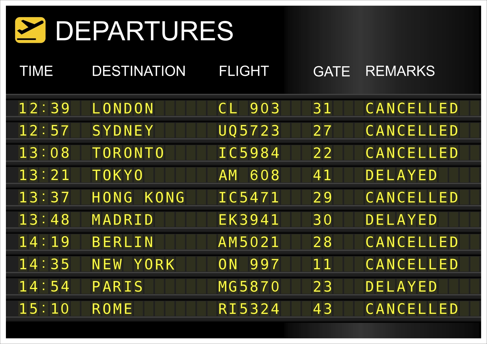 Remember to ask the airline staff for your compensation!