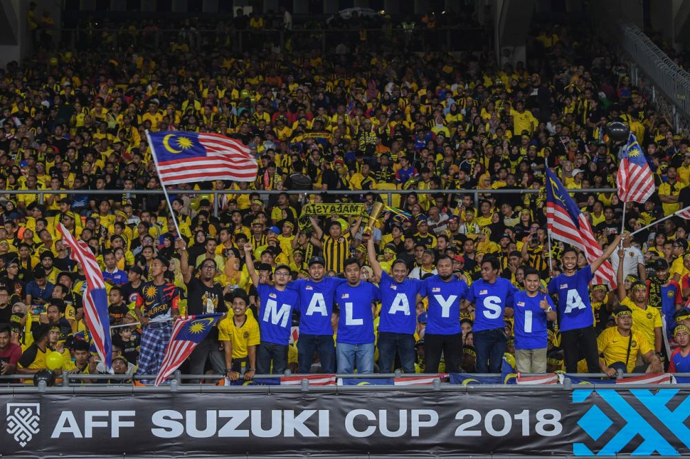 Fans came decked in all sorts of outfits to support our Harimau Malaya.
