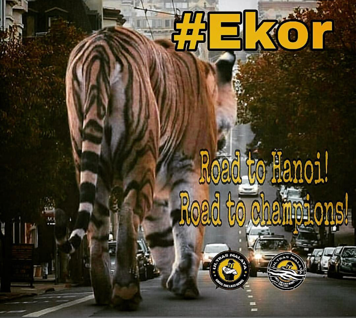 Ekor harimau!