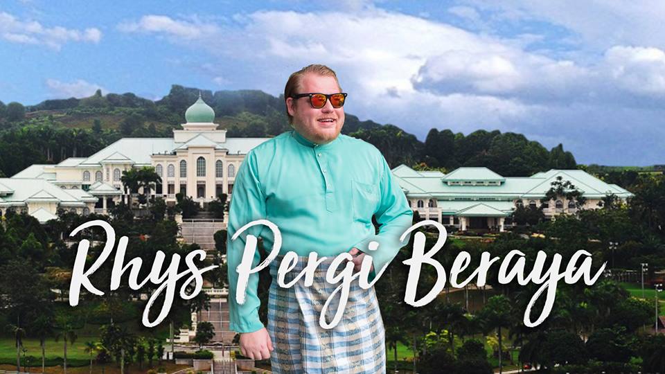 Rhys also celebrates our cultural festivities such as Hari Raya.