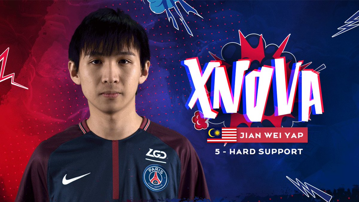 @psgesports Twitter Paris Saint-Germain is his team's official sponsor.