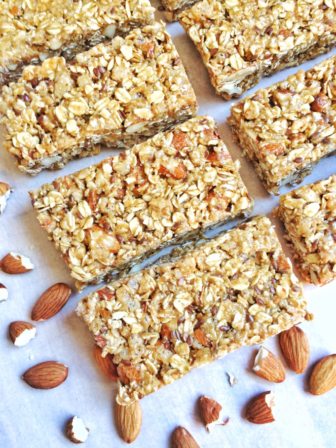 Antara bar almond bermadu yang enak.