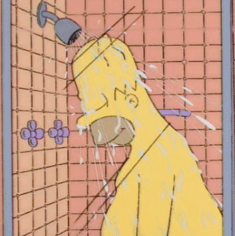 Oh hot showers...we're gonna miss you!