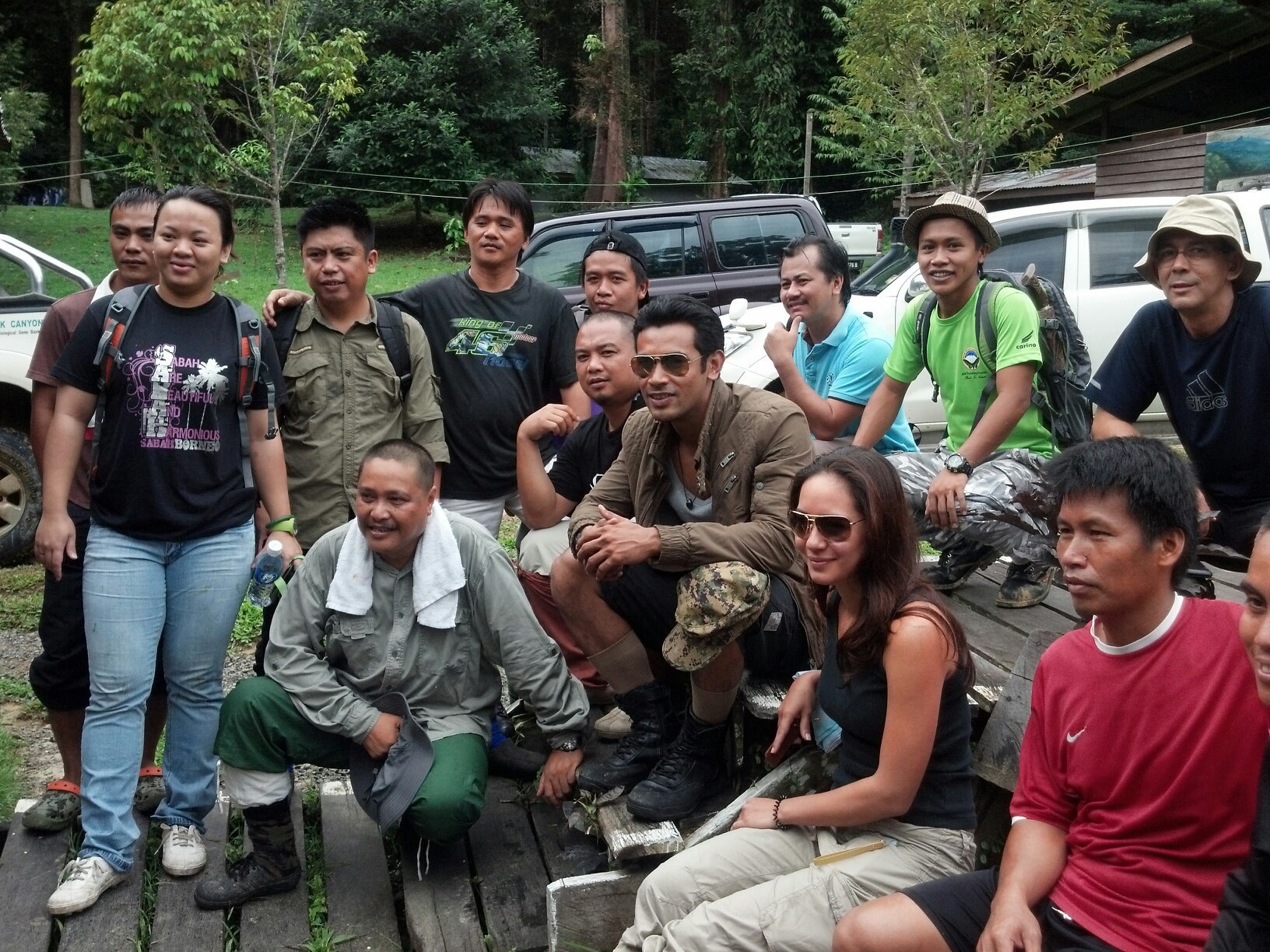 ICCA staff with Maya Karin and Remy Ishak