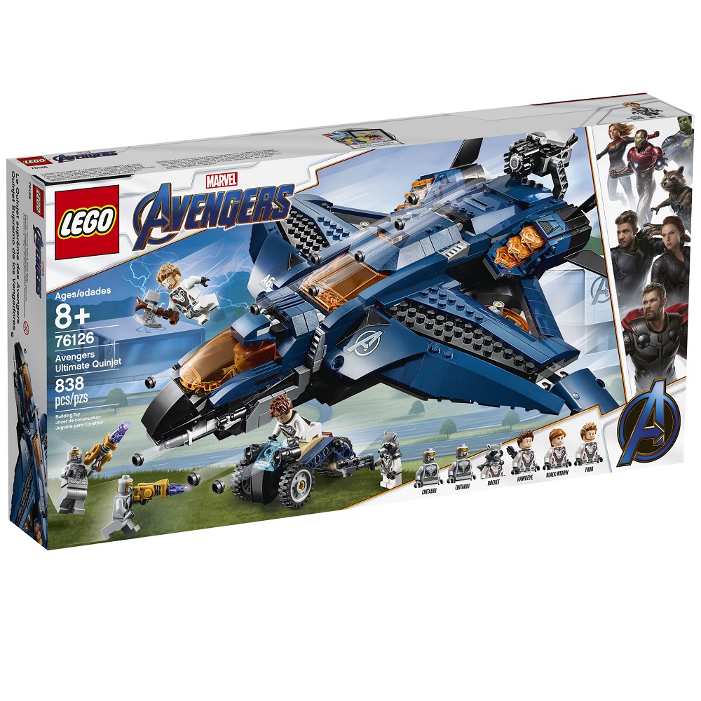 The 'Avengers Ultimate Quinjet' set.