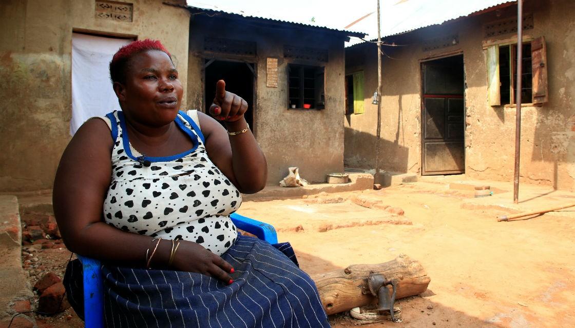 Mariam Nabatanzi had to raise the children by herself.