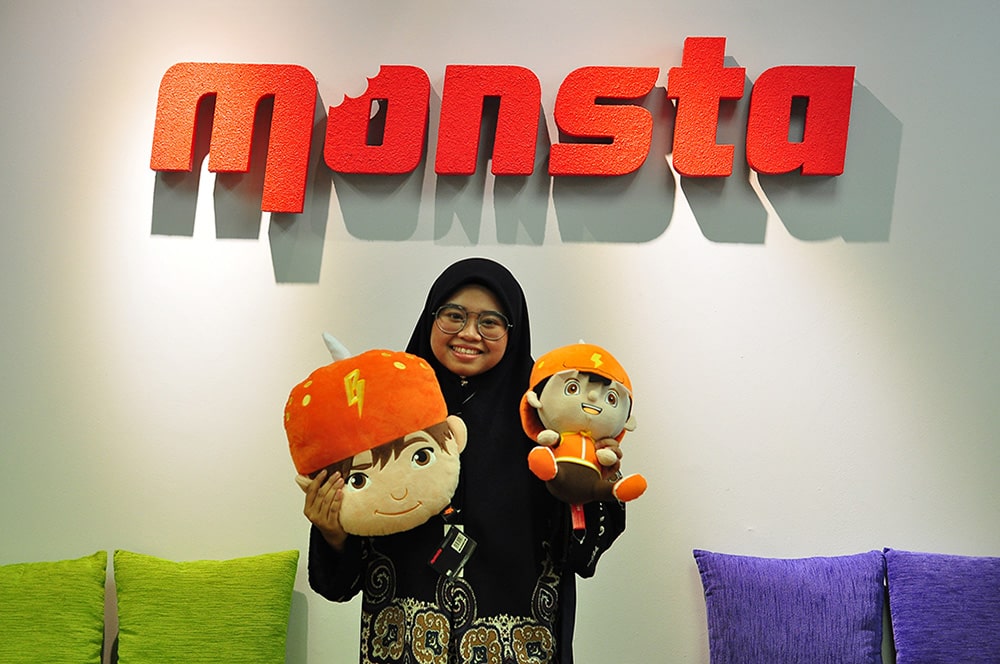 Nurfathiah – an important figure in bringing BoBoiBoy’s character to life!