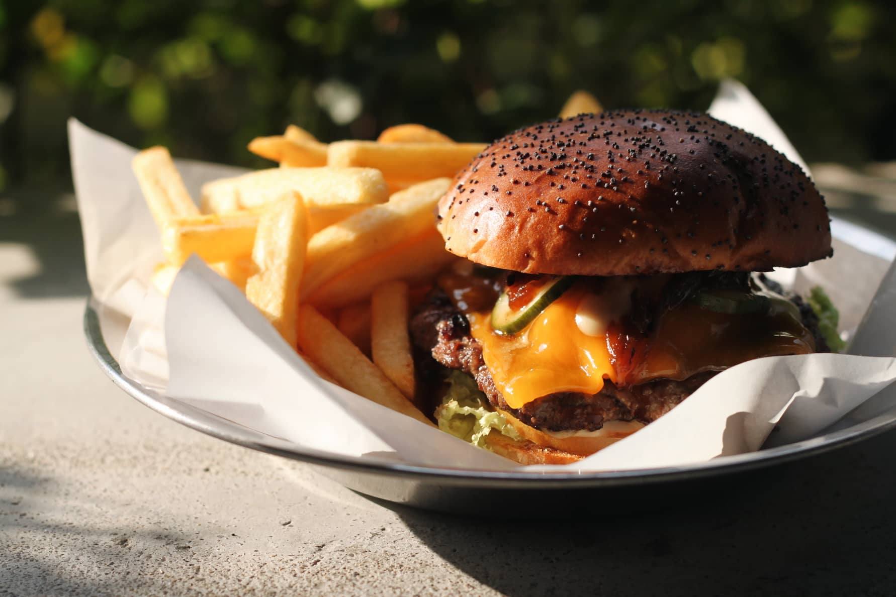 Awesome Canteen Peanut Butter Burger
