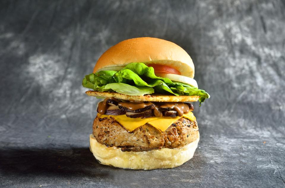 Burger Society The Cheddar Ranch.