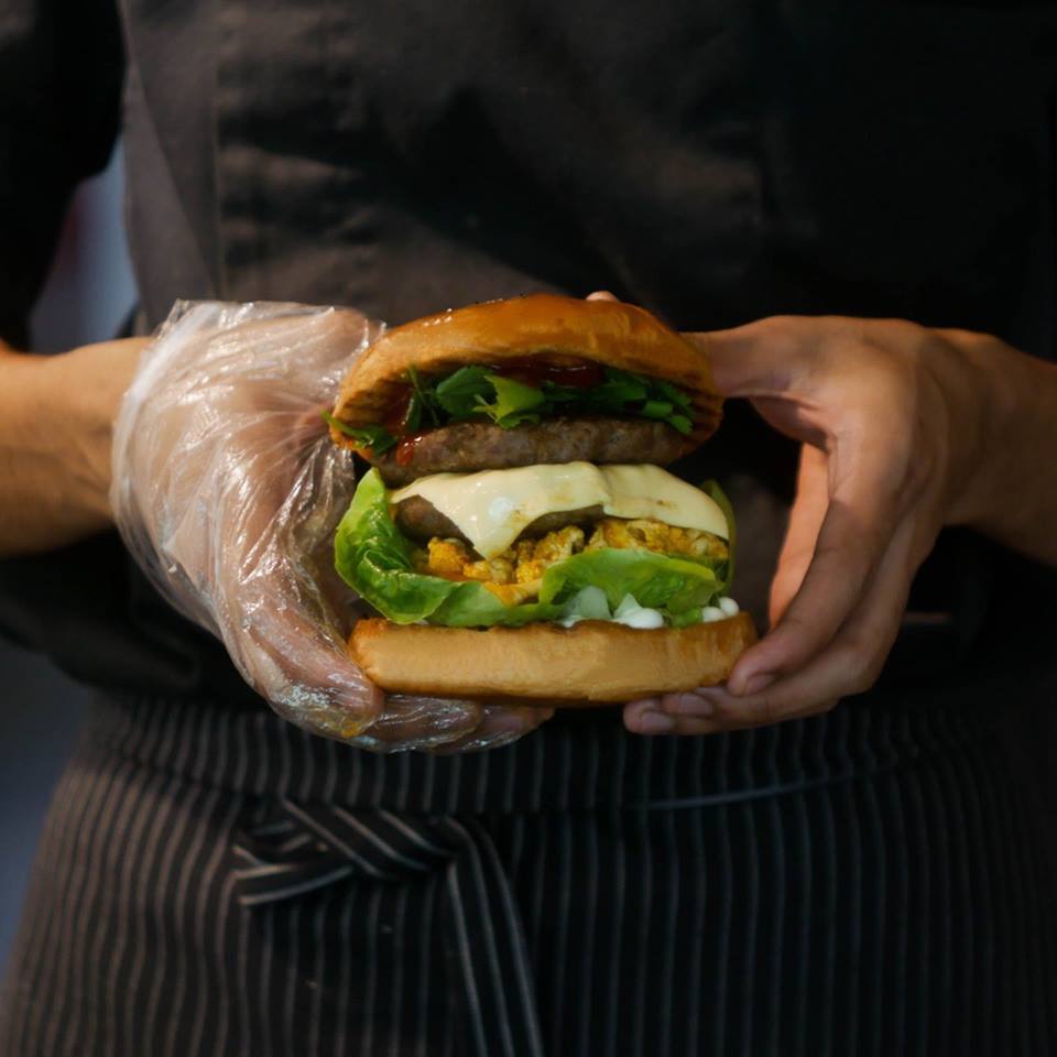 Dandy Modern Food Dandy's Lamb Burger.