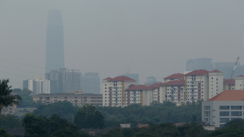Bernama The haze situation in Malaysia as of 1 August.