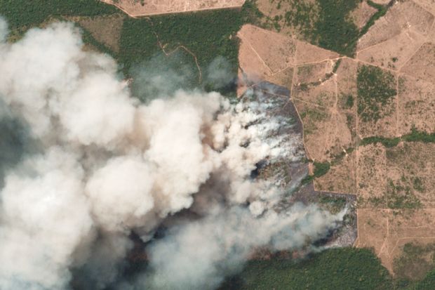 A record number of fires were spotted.