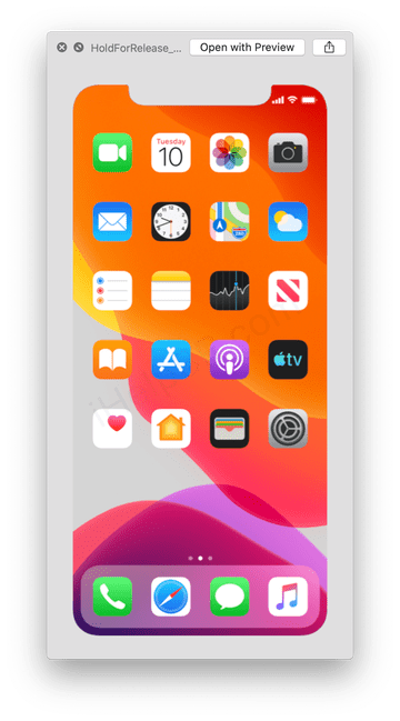 Here's the new *rumoured* background home screen for iPhone 11.