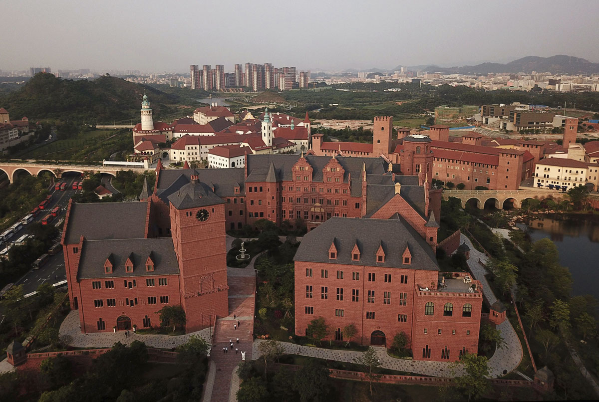 The buildings look so majestic.