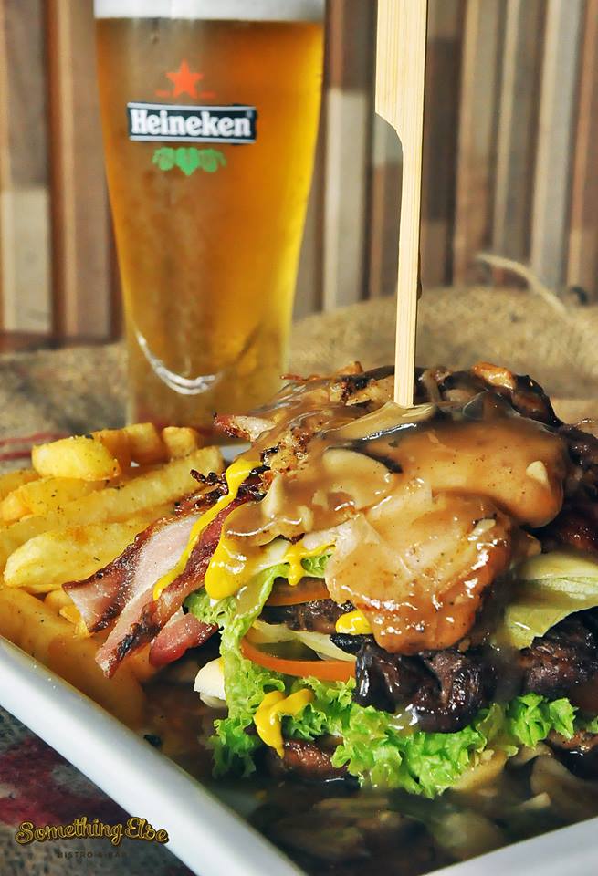 Something Else Bistro & Bar The Naked Burger.