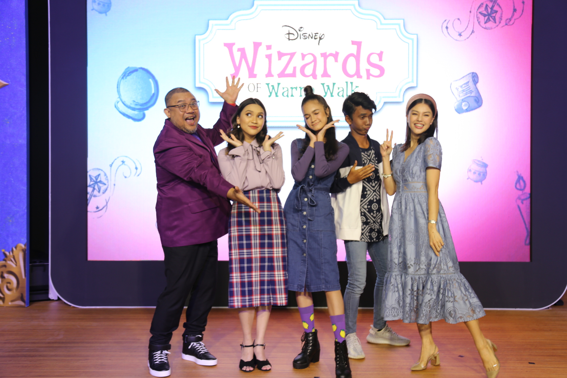 AFO Radio From L-R: Afdlin Shauki, Mia Sara, Emma Sofea, Idan Aeden, and Carmen Soo.