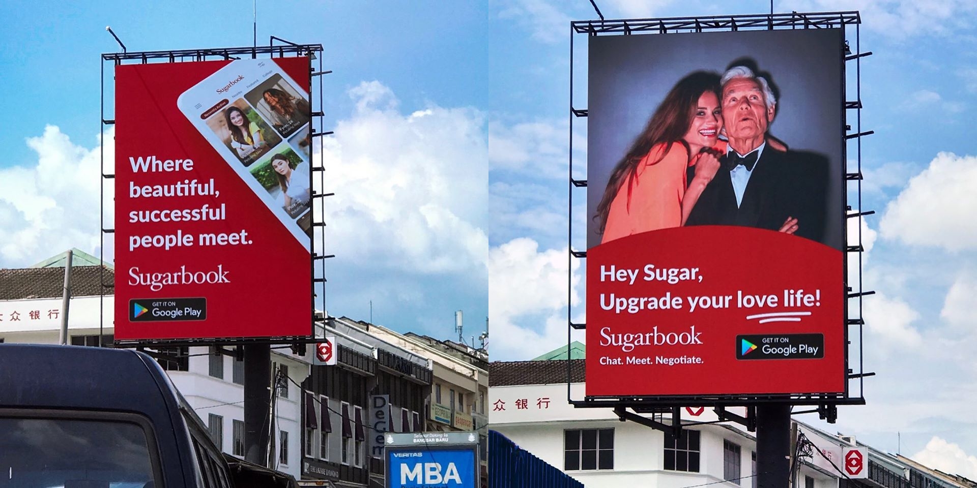 The billboard that made Sugarbook the talk of the town