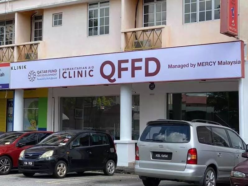 A clinic just for refugees.