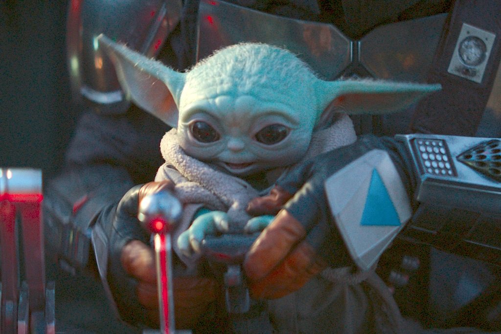 Baby Yoda is a handful.