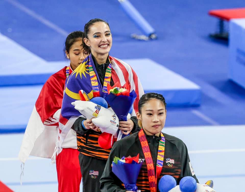 Gymnastic darling brings home the gold.