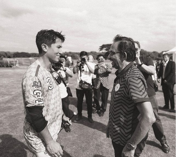 @tmski Instagram The Prince and Sultan of Brunei.