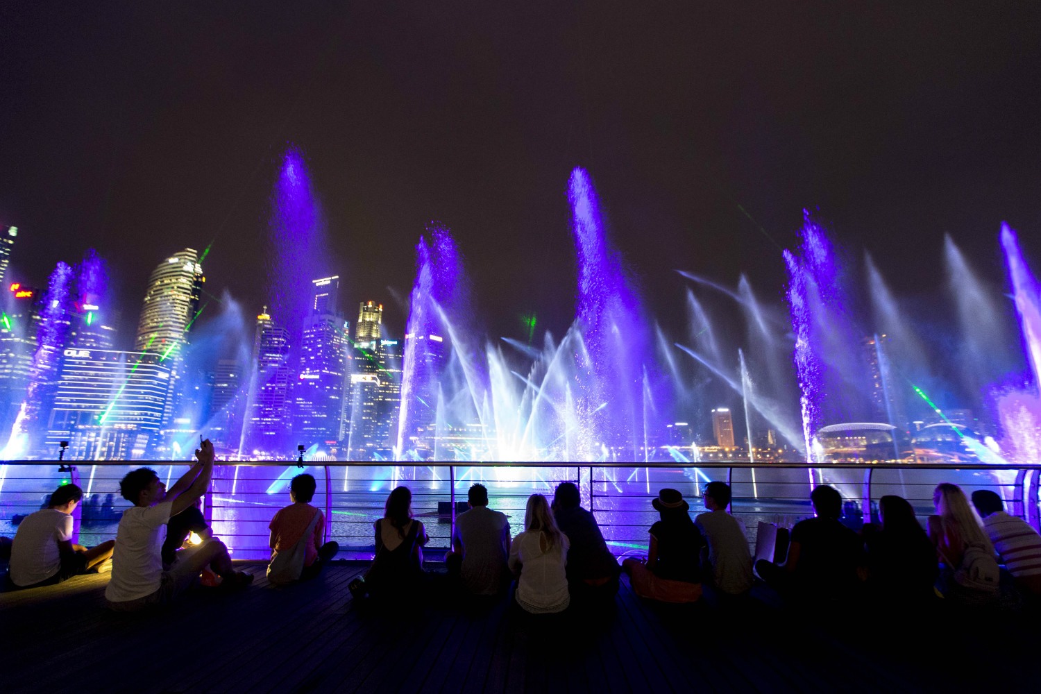 Marina Bay Sands A great place to lepak after a long day.