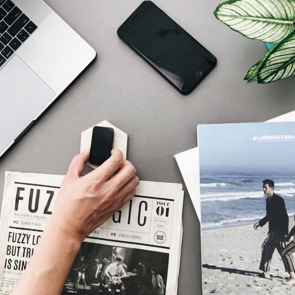 Pocket-sized cologne for your man.
