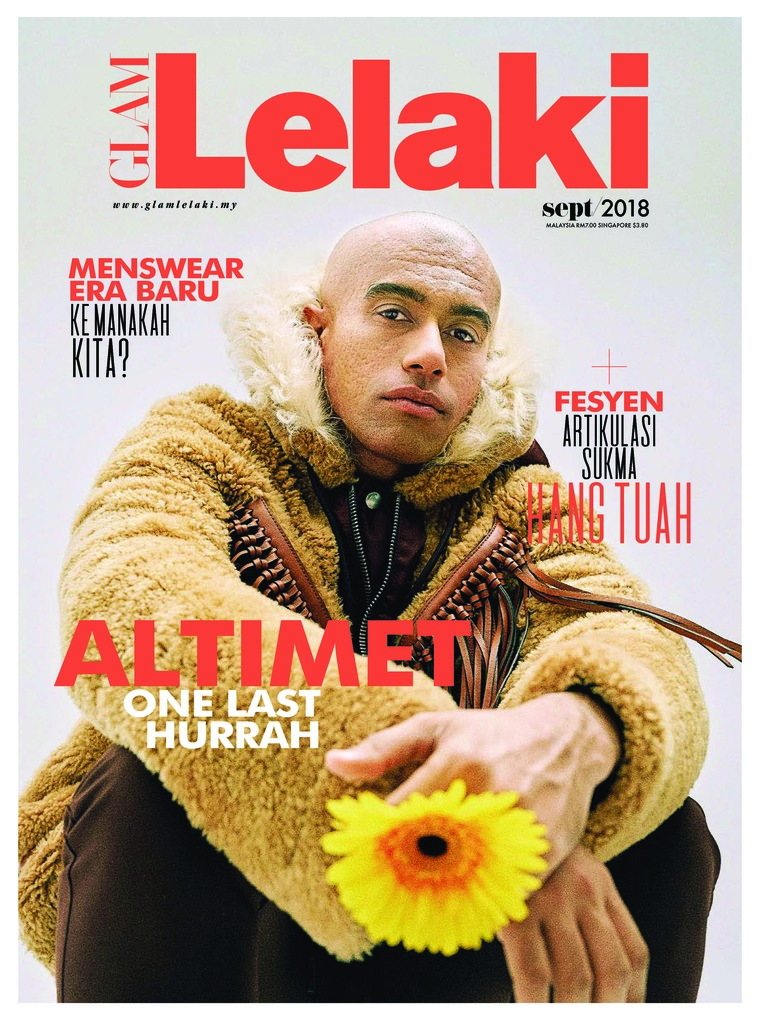 Glam Lelaki Penghias majalah Glam Lelaki September 2018.