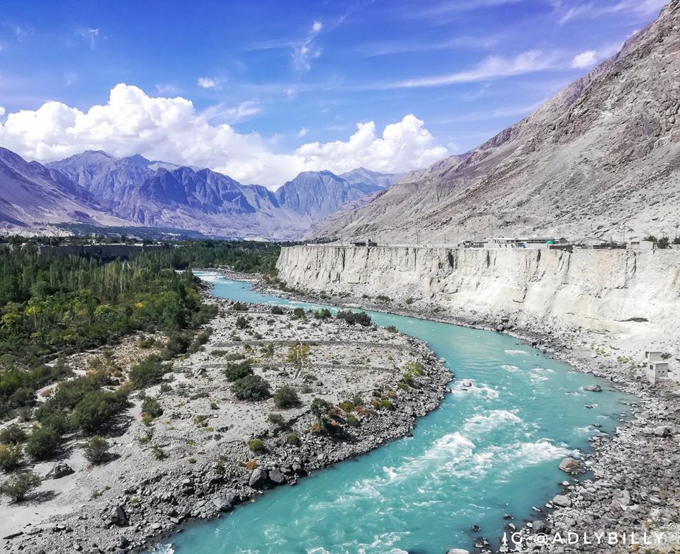 Musim sejuk di utara Pakistan.