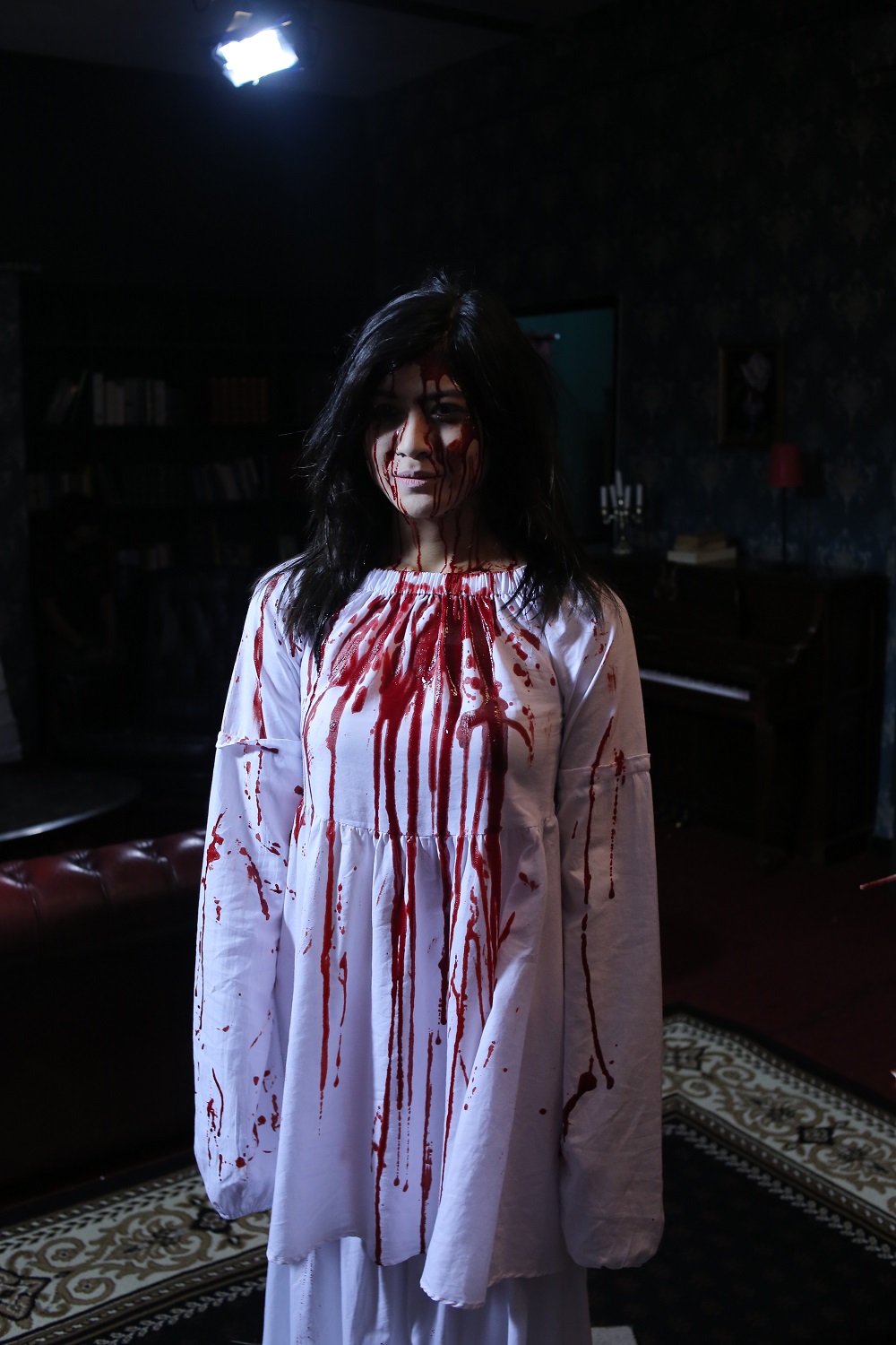 Elizabeth Tan makes quite a pretty ghost, doesn't she?