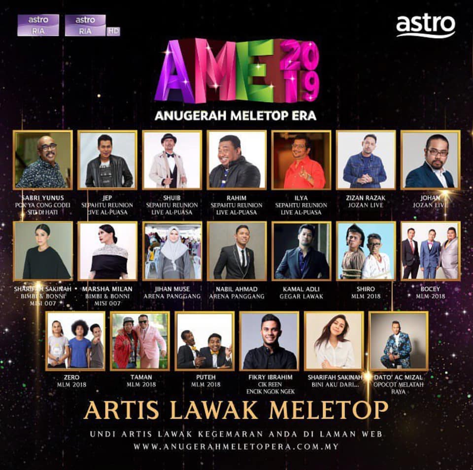 Artis Lawak Meletop.