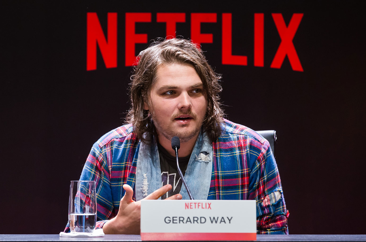 Alexandre Schneider/Getty Images for Netflix The Gerard Way you once knew may look... a little different now.