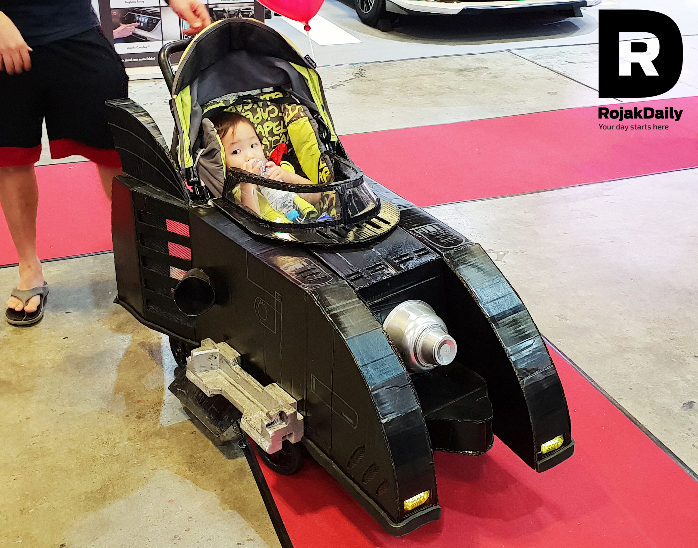 Meet Batkid and his Batmobile.