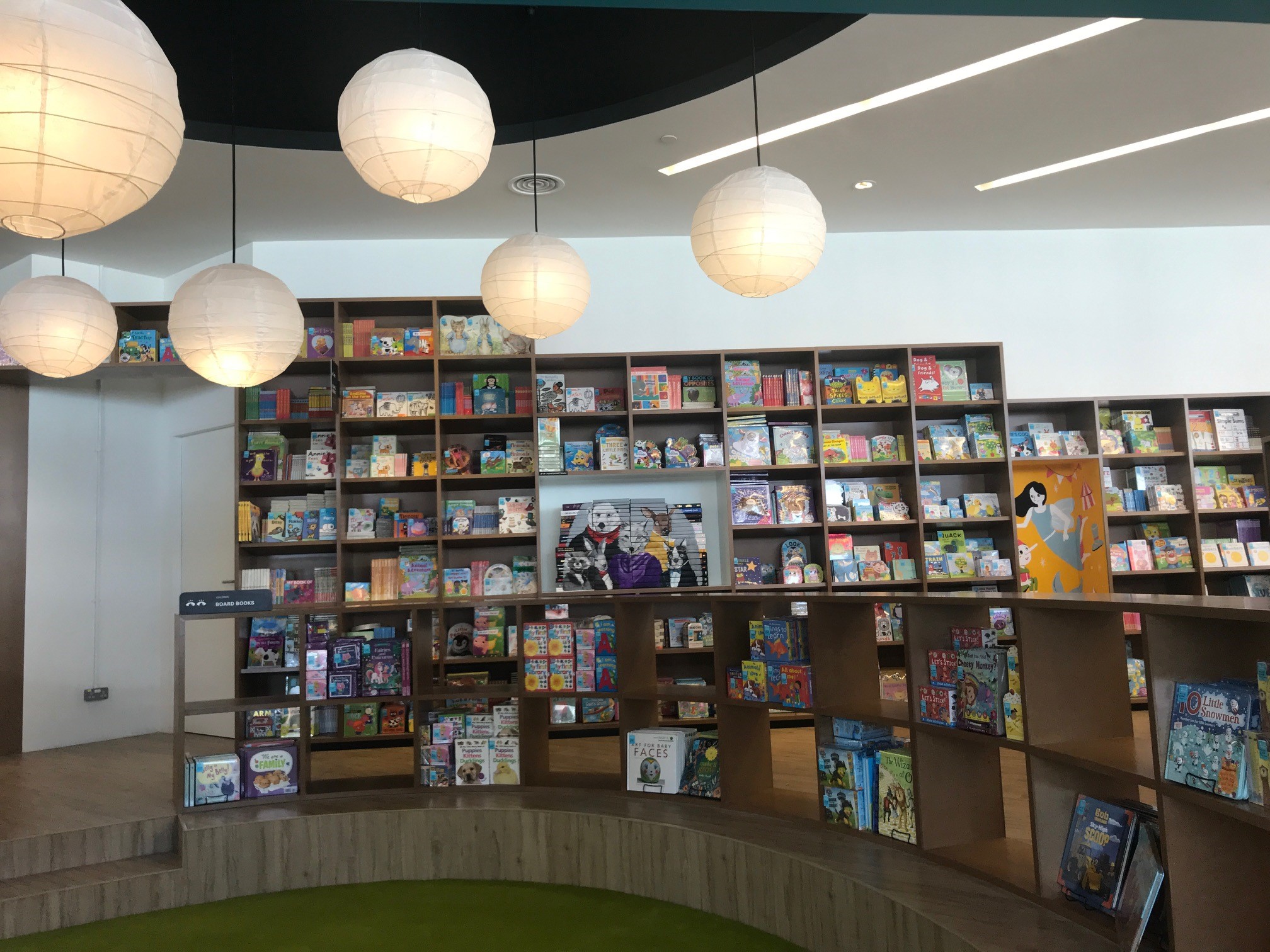 You can read books with your kids at this spot.