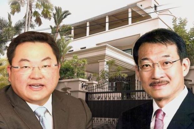 Jho Low and his father businessman Tan Sri Low Hock Peng