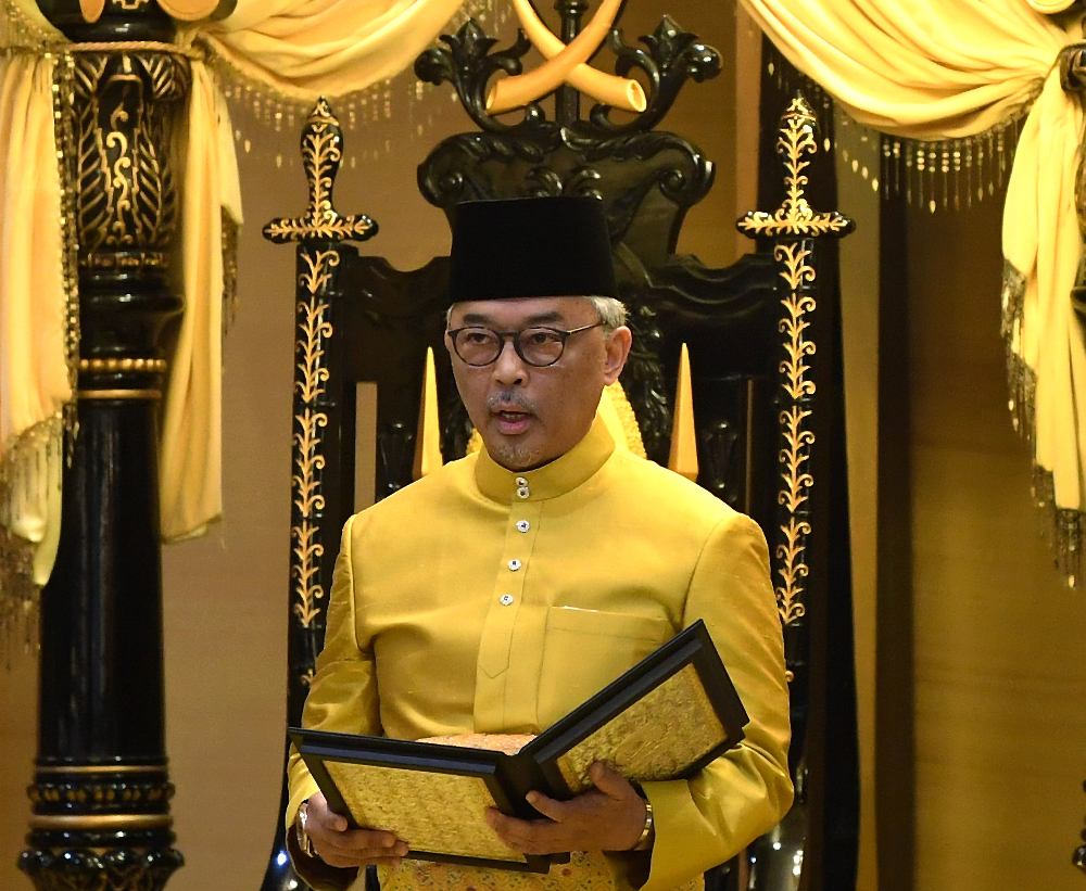 Agong  at the conferment of Federal Territory Honours, Awards and Medals