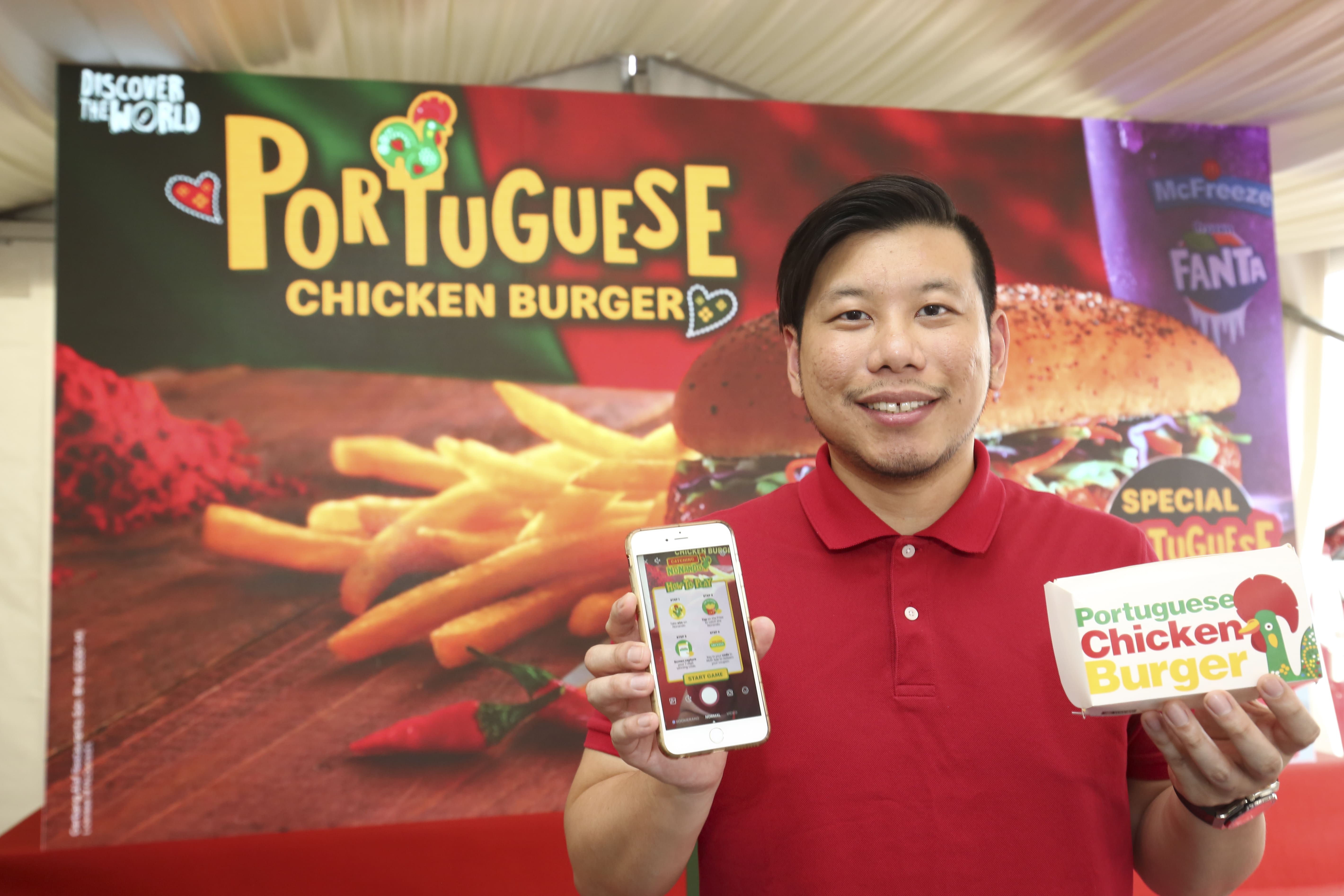 McDonald's Malaysia Catching Nonando and get cheaper burgers.