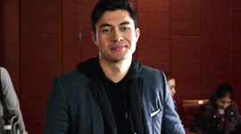 Giphy Feast your eyes on Henry Golding.
