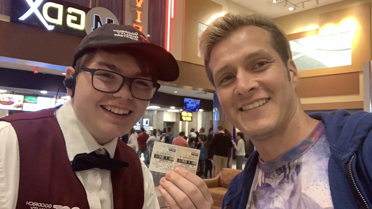 Agustin Alanis/@agalanis17 Twitter Agustin regularly updates his ticket stub along with the cinema attendant on his Twitter account.