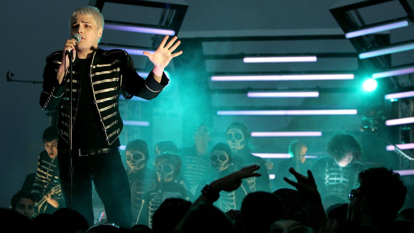 MTV My Chemical Romance during their 'Black Parade' phase.