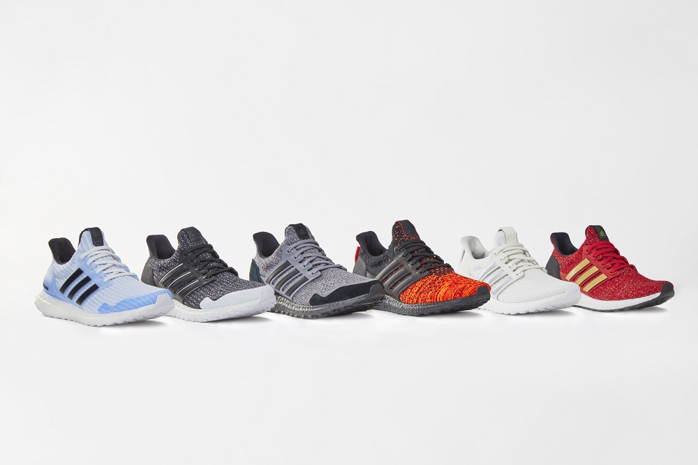 adidas Presenting the limited edition adidas x 'Game of Thrones' Ultraboost running shoes.