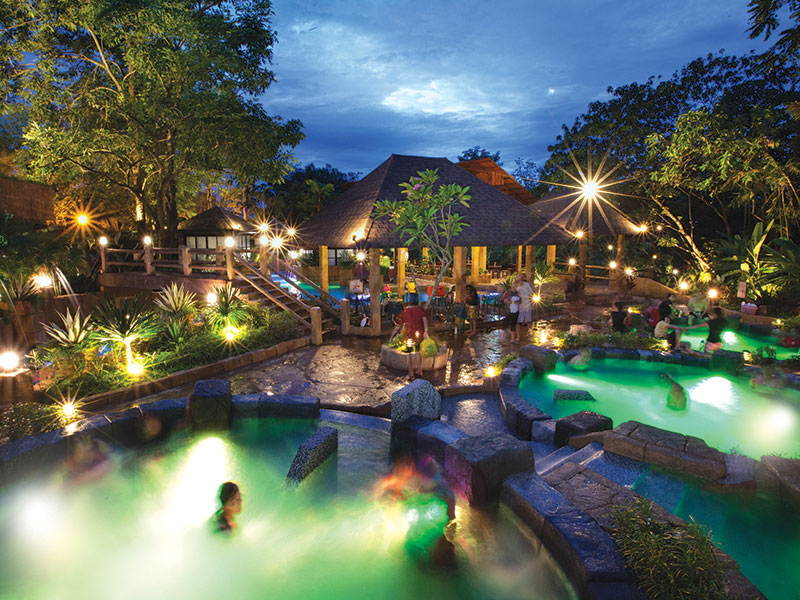 Lost World of Tambun Soak in 41-degree Celsius water.