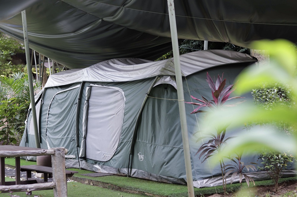 Rojak Daily Our tent during our weekend glamping.