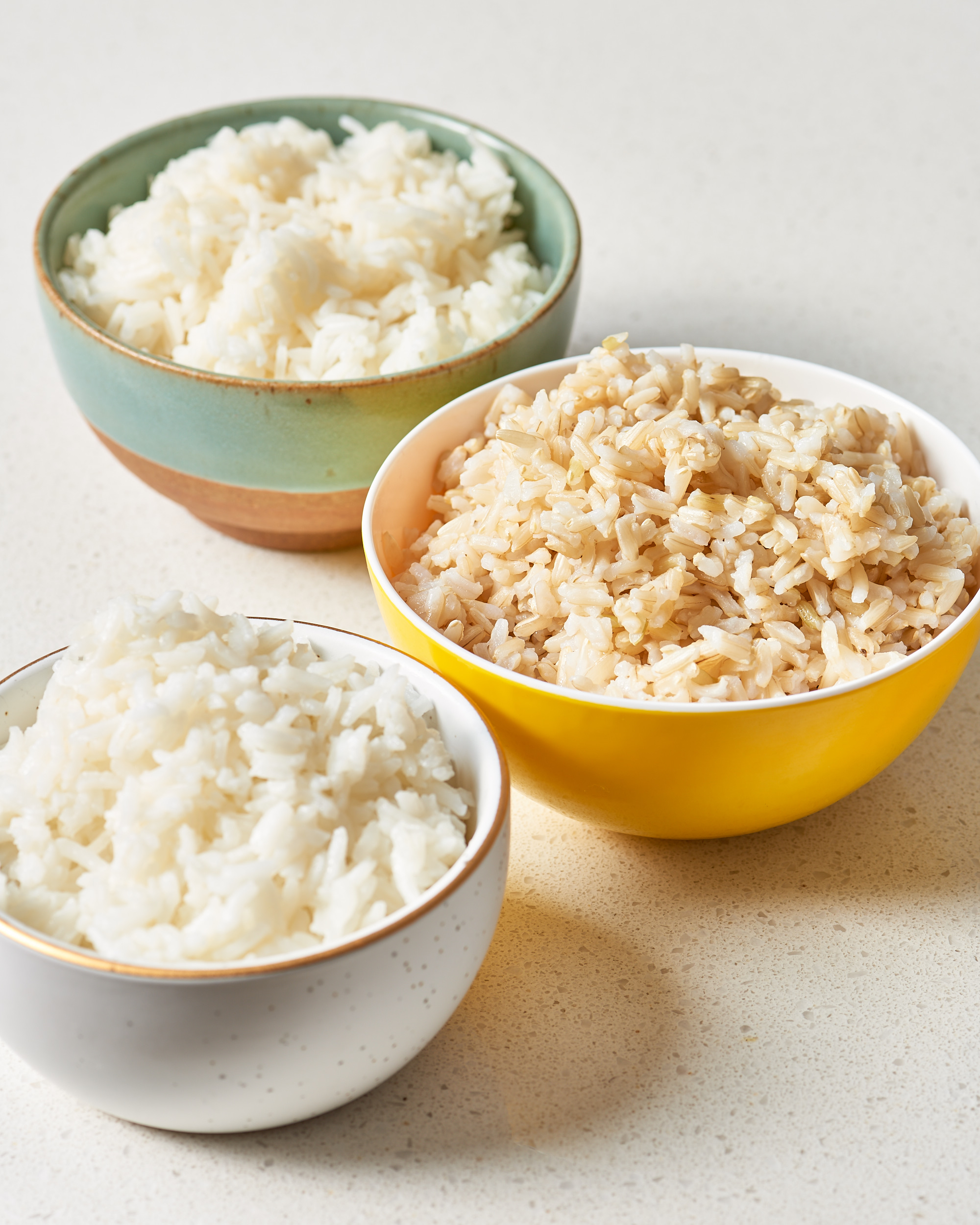 White rice, Basmati rice, brown rice, we love them all!