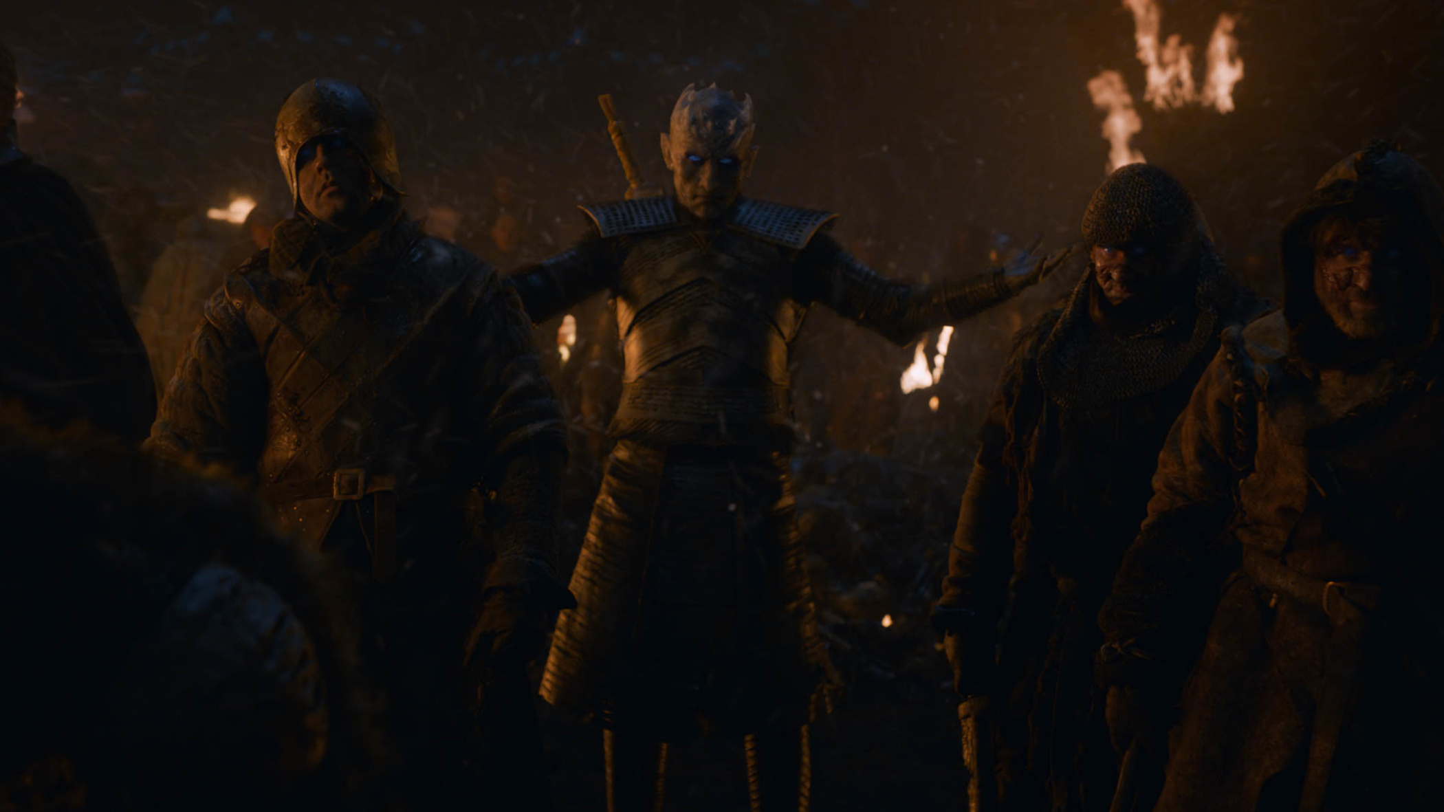 The King and his bodyguards.