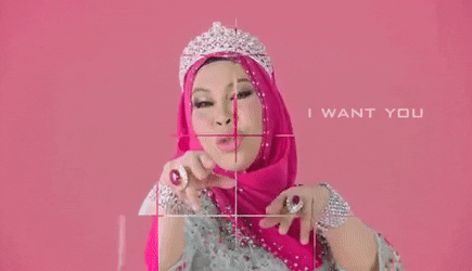 Giphy She wants you, guys!